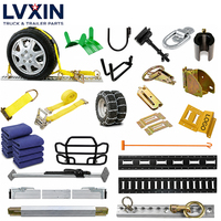Accessoires de fixation de cargaison robustes pour rail E, rail E, sangle E, barre de cargaison, barre de verrouillage de charge, barre de protection pour pare-chocs, poutre de pont