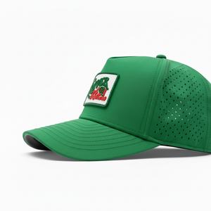 Casquette de baseball de golf imperméable à 5 panneaux avec logo en PVC personnalisé de haute qualité OEM, classique, respirante, pour les sports de plein air, avec fermeture à pression - Product Image 4