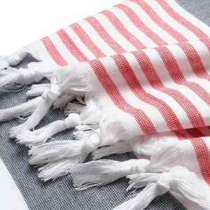 Nouvelle serviette de plage de golf en pur coton avec de longues rayures - Product Image 6