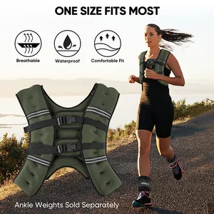 6lbs Workout Strength Training Running Adjustable Fitness Muscle Building Weight Loss Weightlifting Neoprene Weighted Vest