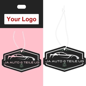Désodorisants de voiture suspendus en papier DIY, parfumés, avec logo personnalisé, Kawaii - Product Image 2