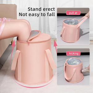 Bolsa de Baño Portátil Multifuncional con Buen Aislamiento y Estructura Estable para Viajes, Campamentos al Aire Libre y Uso Doméstico - Product Image 5