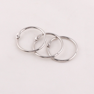 factory supply cheap price 1 inch metal book binder clip ring for stationery accessories
