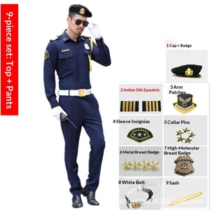 Divisa da concierge a maniche lunghe in spandex da uomo per ufficio e proprietà, ideale per la sicurezza primaverile e autunnale - Product Image 6