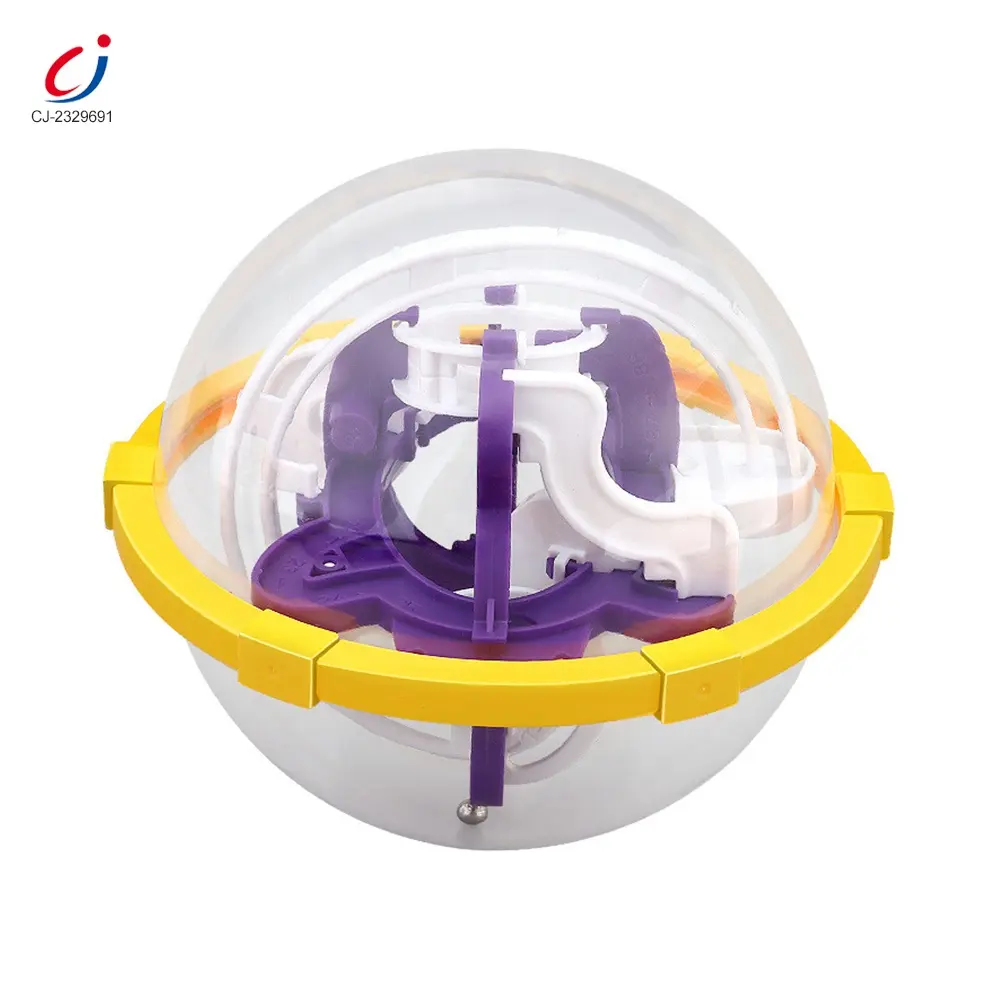 Chengji Educational Brain Teaser Labyrinth Game Magic Balance Rolling Toys 3d Maze Space Ball