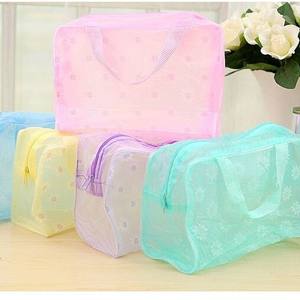 Creative Home Decor <b>Travel</b> <b>Bag</b> Transparent Waterproof Cosmetic <b>Toiletry</b> Storage <b>Bag</b> Small Size Multi Color Options - Product Image 1