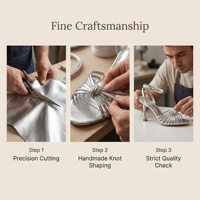 2026 Sandales à plateforme à talons hauts pour femme, argent métallisé, légères, élégantes, à nouer, multi-brides, à enfiler, pour l'été et les soirées