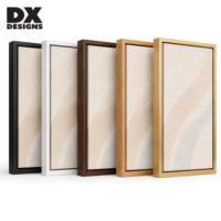DX-DESIGNS Cadre flottant en bois massif personnalisé pour toile, 11x14, 12x16, 18x24, 24x36 pouces, avec œuvre d'art sur mesure pour peinture murale