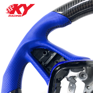 Volant sport en cuir style fibre de carbone personnalisé pour Infiniti Q50 QX50 Q60 QX30 QX60 QX70 Accessoires intérieurs de voiture - Product Image 2