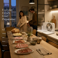 Fabricant de trancheuses alimentaires électriques 150W pour la découpe de viande, pain et fromage avec support OEM ODM pour les importateurs d'appareils de cuisine