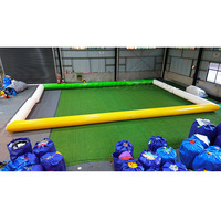 Terrain de football gonflable personnalisé, terrain de football gonflable 3v3 pour la rue