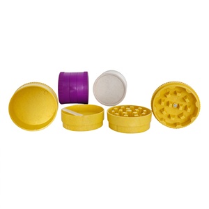 Layer Classic Round <b>Herb</b> Grinder for Accessories Custom Logo Flower Leaf Biodegradable Plastic Grinder - Product Image 6