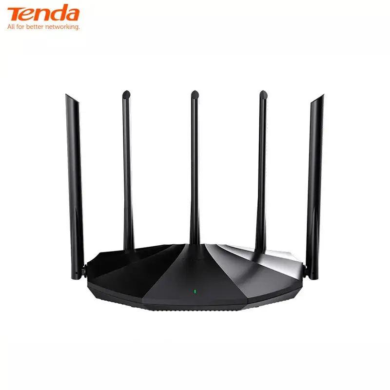 Enrutador Tenda Wifi6 Gigabit WiFi AX1500 inalámbrico de doble banda OFMD IPV6 4 MU-MIMO Beamforming AP Bridge cobertura doméstica 802.11ax