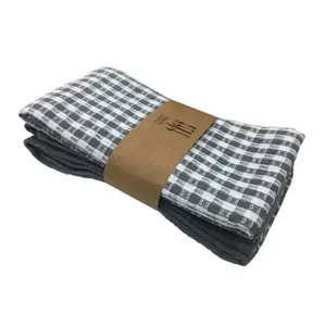 Absorbent cotton kitchen towel dish cloth waffle weave plain tea towel