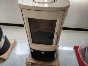 Petit poêle à bois en fonte autoportant, sans fumée, portable pour villa - Product Image 2