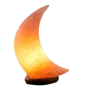 Lámpara de Sal con Forma de Luna de Marca Privada, Cristal Rosa del Himalaya de 3 kg, Purificador de Aire con Interruptor Regulador de Intensidad, Certificado ISO, OEM - Product Image 1