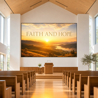 Écran LED Vidéo P1.56 Intérieur Pleine Couleur 16:9 pour Église, Auditorium, Scène, Fond de Scène, Mur Vidéo