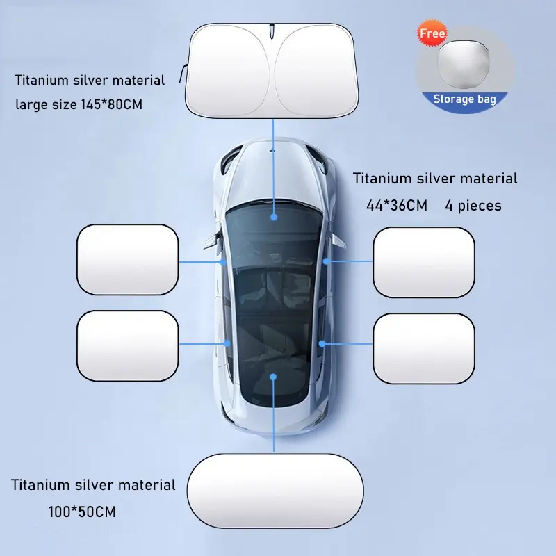 Parasole per auto parasole visiera pieghevole protezione UV protezione solare per interni auto