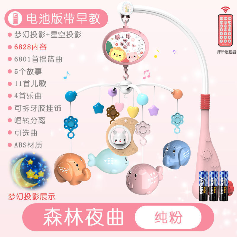 Proiettore con telecomando rosa + scatola per corrispondenza con batteria