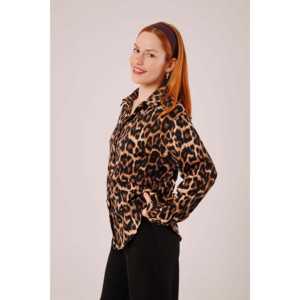 Blusas y Camisas Holgadas con Estampado de Leopardo para Mujer al por Mayor - Product Image 3