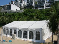 Tente de mariage de luxe de haute qualité avec auvent en acier, design modulaire pour scène et exposition