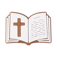 Nouveauté 2026, Pâques, Croix 3D sur le thème de la naissance de Jésus, imprimé léopard, perles en silicone en vrac pour stylos, SYBBeads