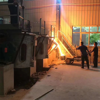 Four de fusion de ferraille d'acier de 100 kg, 200 kg, 250 kg pour la fusion des métaux