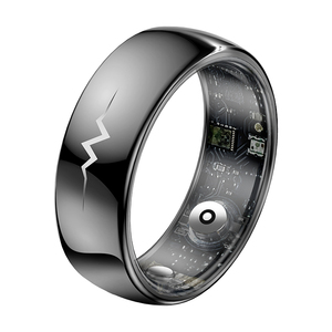 Q520 Anel De Saúde Inteligente Freqüência Cardíaca <span class=keywords><strong>Monitor</strong></span> de Temperatura Corporal Pressão Sanguínea 5ATM À Prova D' Água Inteligente Anel De Dedo Inteligente - Product Image 3