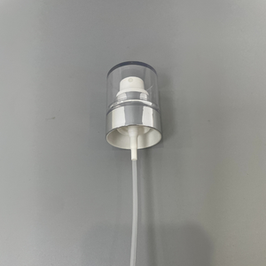 Pompe à vaporiser pour maquillage anti-fuite à double couche en plastique, diamètre extérieur de 24 mm, placage UV argenté, vaporisateur fin pour flacons - Product Image 5