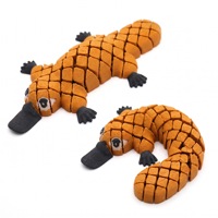 FUSEJOY Grenzüberschreitendes, in Zhejiang hergestelltes 3D-gedrucktes Stressabbau-Ornament in Form eines Schnabeltiers, trendiges Geschenk, Sammlerstück, kreatives Tier-Handwerk