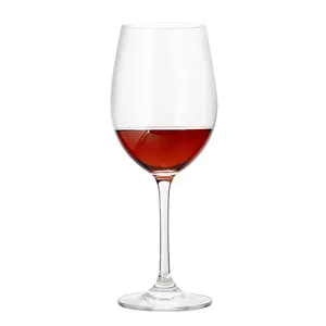 透明な透明な赤ワイングラス鉛フリークリスタルゴブレットワイングラス結婚披露宴ホテル記念日の使用