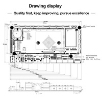Carte mère Rk3568 personnalisée, écran LCD TFT de 7 à 24 pouces, 1920*1080 avec écran tactile
