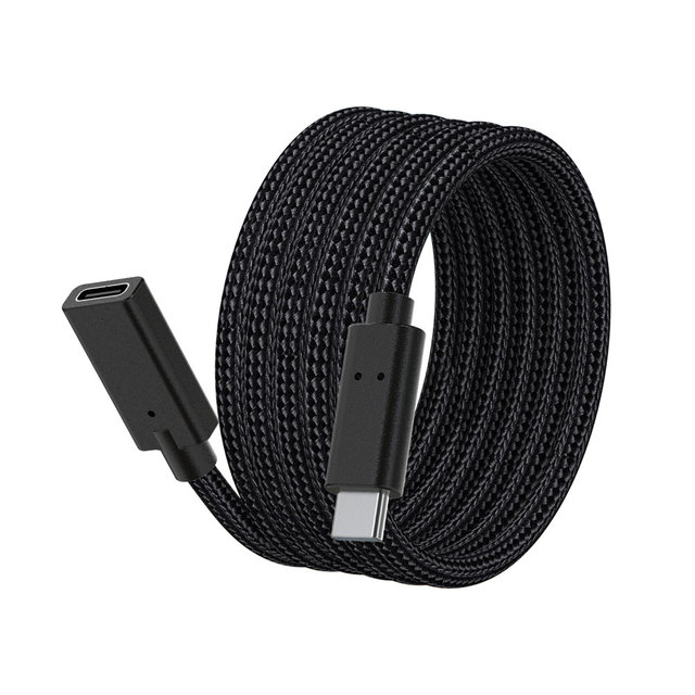 Custom 10Gbps USB 3.1 Extension Cable 60W PD Fast Charging USB C Male to Female Extender Oxygen-free Copper for Laptop