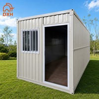 Maison conteneur pliable sur mesure de 20 pieds à installation rapide, préfabriquée et modulaire pour habitation, bureau ou jardin