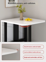 Table à manger carrée pliable en bois simple, minimaliste, moderne, portable, multifonctionnelle, meubles pour la maison, pour les petits appartements, location