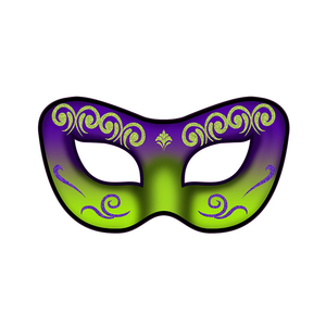 Mardi Gras Masque Papier Mascarade Masques Carnaval Parade Prom Violet Vert Jaune Plume Masques Party Favors pour Femmes Hommes - Product Image 5
