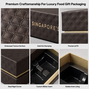 Scatola di Lusso Personalizzata per Cioccolatini con Coperchio e Base, Logo in Lamina d'Oro, Cartone Rigido per Cioccolatieri Artigiani, Mercato USA - Product Image 3