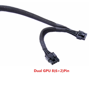 50cm 10Pin bis 1x 8Pin Dual 8 (6 2) Pin GPU-Netzteil kabel für HP <span class=keywords><strong>DL380</strong></span> GEN8 <span class=keywords><strong>GEN9</strong></span> Server GPU - Product Image 3