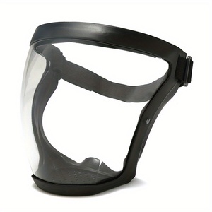 Boucliers faciaux complets de Offre Spéciale directe d'usine lunettes de protection faciales durables transparentes Anti-buée anti-rayures pour industriel