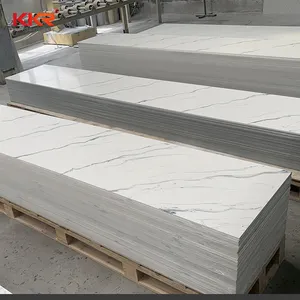 Lastre di superficie solide con motivo marmoreo da 6mm 12mm pannello con piastre di superficie solide acriliche lastra di grandi dimensioni
