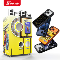 Distributeur automatique de coques de téléphone portable DIY instantanées, machine d'impression de coques de téléphone avec plusieurs options de paiement