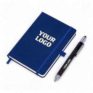 Carnets de notes A6 personnalisables en gros avec logo gravé au laser – Idéal pour les cadeaux d'affaires - Product Image 1