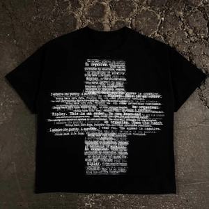 Camiseta Personalizada de Cuello Redondo y Manga Corta para Hombre, 100% Algodón Tejido, Talla Grande, Transpirable y Ecológica - Product Image 1