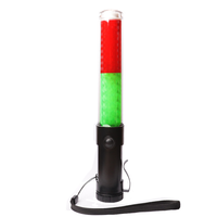 Bâton de signalisation routière de 26 cm, bâton lumineux de concert, conception à clip latéral, baguette de signalisation, lampe d'avertissement LED, 3 modes clignotants