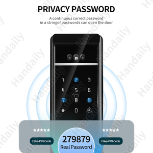 An ninh nhà căn hộ tuya Wifi Nhận dạng khuôn mặt thiết bị điện tử Vân tay khóa cửa máy ảnh tự động chốt cửa thông minh khóa - Product Image 6