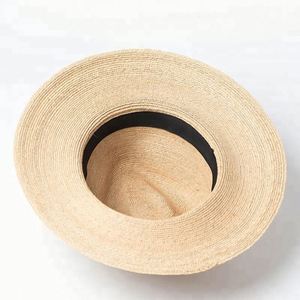 Chapeau Fedora de Luxe en Paille de Raphia Tressée, Chapeau Panama Fantaisie Tissé à la Main pour Hommes et Femmes, Idéal pour les Vacances d'Été, les Voyages, la Pêche et les Activités de Plein Air - Product Image 6