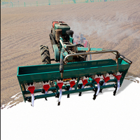 Nouvelle Semoir Multifonctionnel Tout-en-un pour Petit Tracteur, Semis de Blé, Maïs, Soja, Motorisé, 4 Rangées, Haute Productivité, pour Blé et Riz Sec