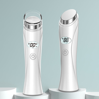 Appareil de beauté 4-en-1 chaud/froid à vibration ionique pour la thérapie, masseur facial rajeunissant avec fonction d'ionisation et de décharge, pour usage domestique