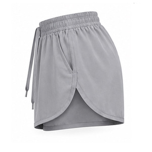 Shorts de sport pour femme, écologiques, personnalisés, en gros, haute élasticité, respirants, séchage rapide, compression, pour la course à pied, le yoga, le cyclisme, la gym - Product Image 2