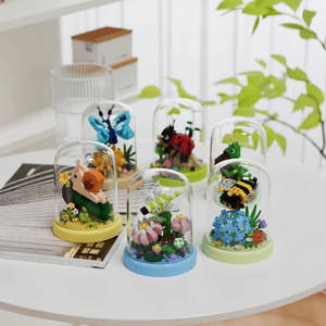 Blocs de construction d'insectes, jouet éducatif à assembler, ornement de bureau, cadeau DIY pour enfants de 7 à 14 ans - Product Image 2